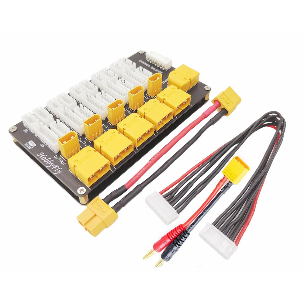 Drone Battery Parallel Board - T60 XT30 Lipo Batterij Parallel Opladen