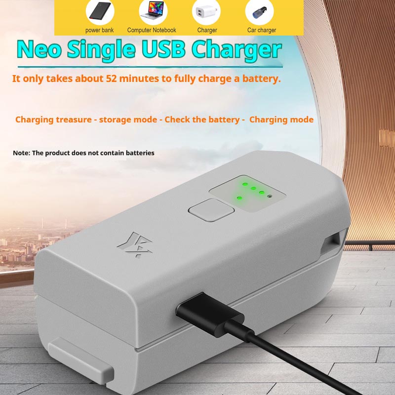 Drone Battery Balance Charger - Bidirectionele USB-batterijlader voor DJI NEO Drone