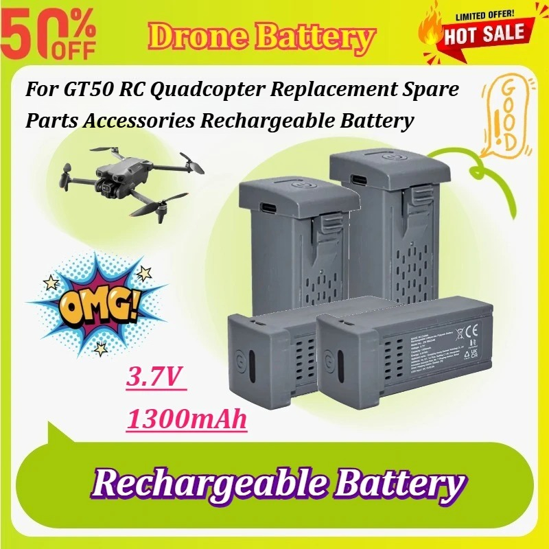Drone Battery Li-Ion - Nieuwe 1-5 Stuks 3.7V 1300mAh Drone