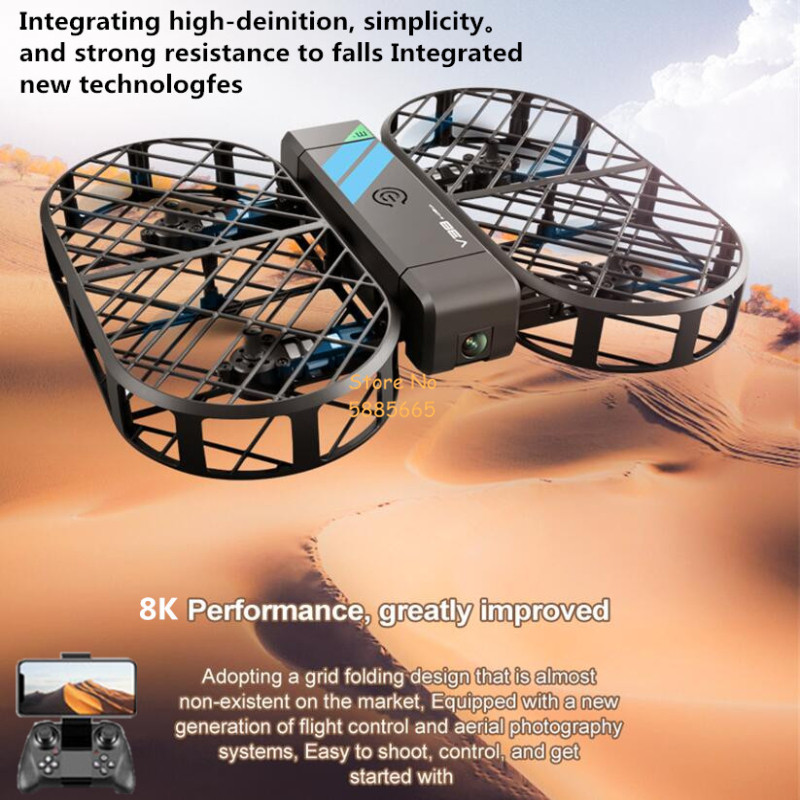 8K HD-camera 360° °   Bescherm - Drone Battery Box recensie en prijs