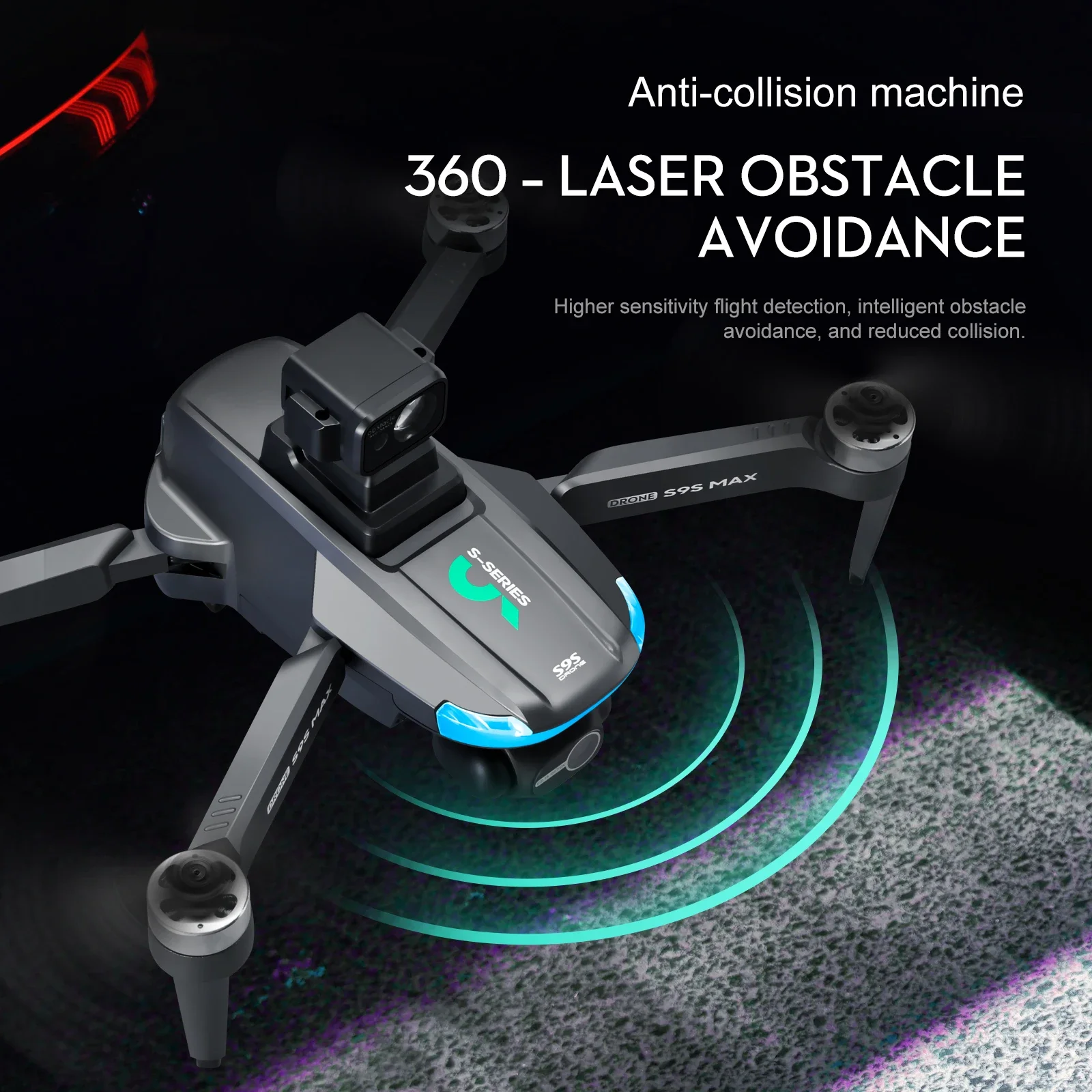 NIEUWE S9S MAX MINI Drone 4K 2 - Drone Battery Box recensie en prijs