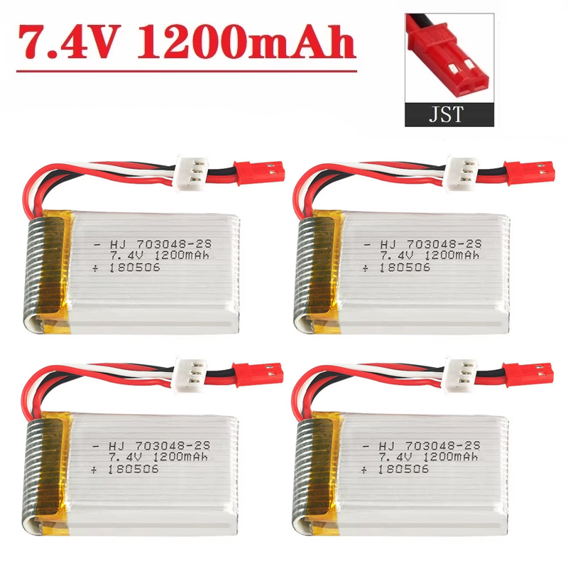 Lipo-batterij 2S 7,4V 1200mAh  - Drone Battery Lipo recensie en prijs
