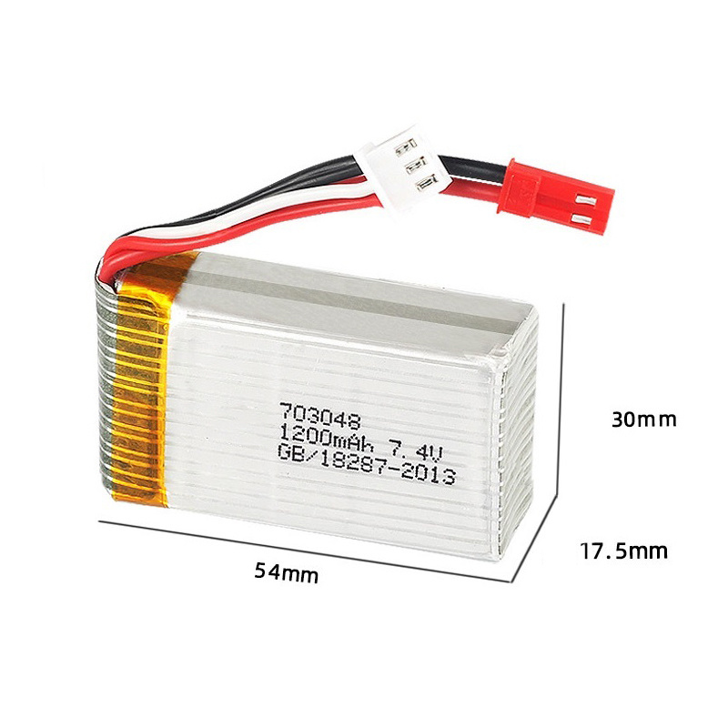 Lipo-batterij 2S 7,4V 1200mAh  - Drone Battery Lipo recensie en prijs
