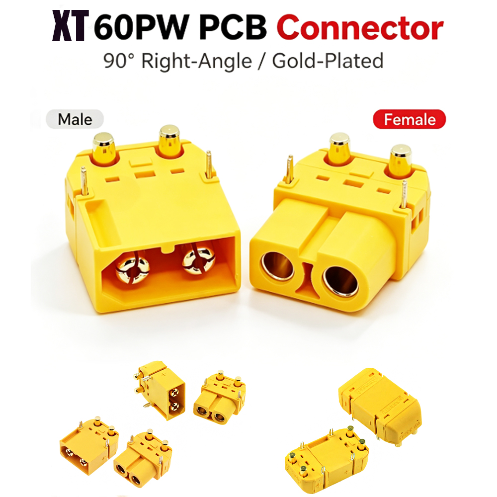Amass XT60PW PCB-montageconnec - Drone Battery Connector recensie en prijs