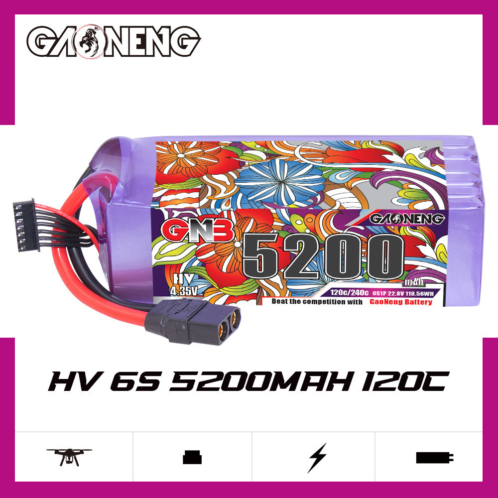 GNB Lipo Batterij 6S 22.8V 300 - Drone Battery Lipo recensie en prijs